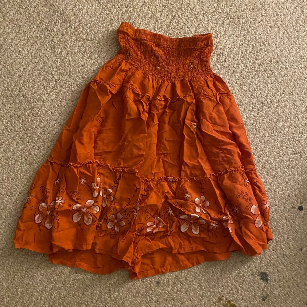 Skirt or ruched top dress